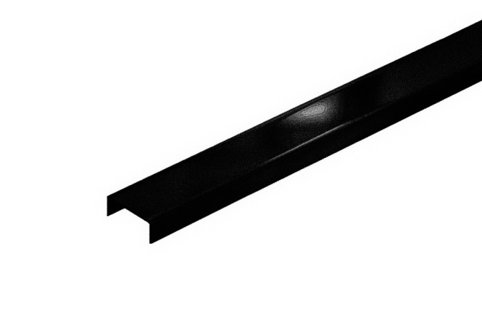 Listwa dekoracyjna czarna black mat